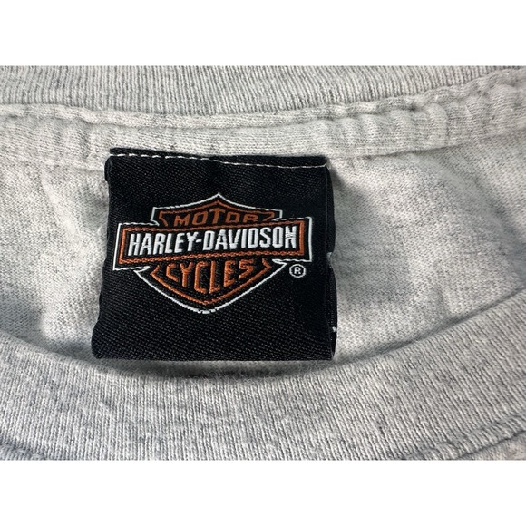 Vintage Harley Davidson Chi-Town T Shirt Size XL Gray - Picture 3 of 6